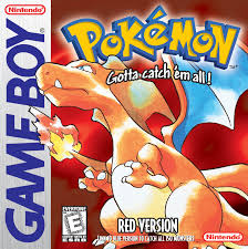 Portada del juego Pokémon Rojo.
